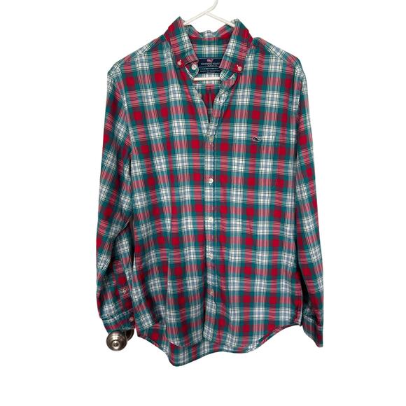 Vineyard Vines Men's Plaid Classic Fit Tucker Shirt Pocket Multicolor Size Small - Picture 1 of 8